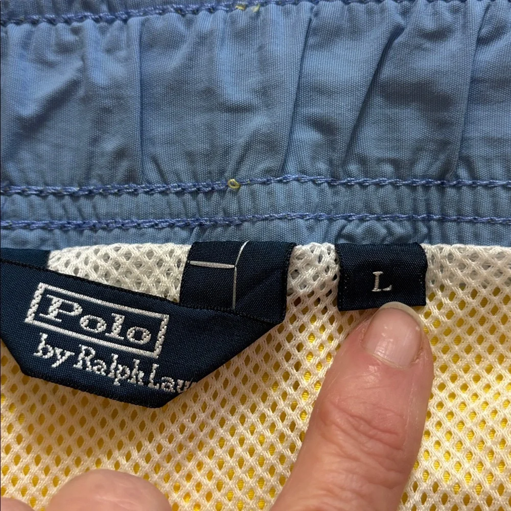 Polo Ralph Lauren Traveler Classic w/Cargo Pocket Yellow Swim Trunk/Short Large
